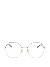 Gucci Geometric-frame Glasses In Multi