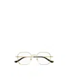 Gucci Geometric-frame Glasses In Nude