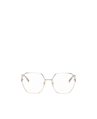 Gucci Geometric-frame Glasses In White