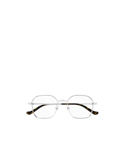 Gucci Geometric-frame Glasses In White