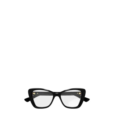 Gucci Geometric Frame Plain Mirror In Black