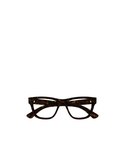 Gucci Geometric Frame Plain Mirror In Brown