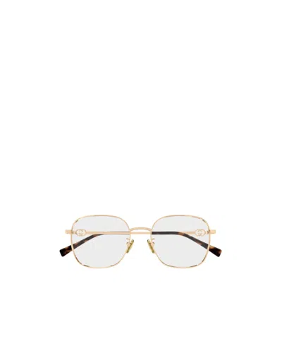 Gucci Geometric Frame Plain Mirror In Gold