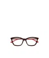 Gucci Geometric Frame Plain Mirror In Brown