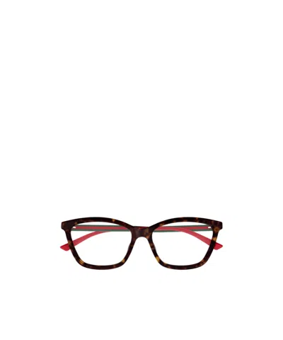 Gucci Geometric Frame Plain Mirror In Brown