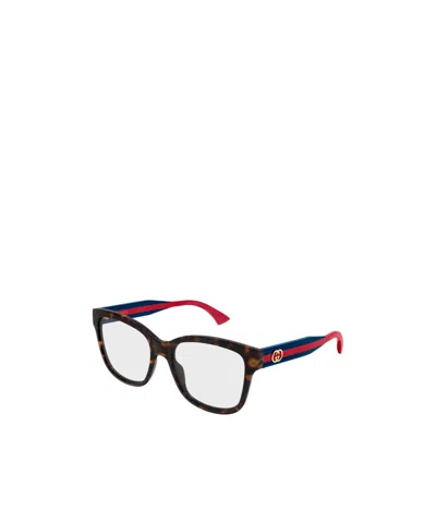 Gucci Geometric Frame Plano Lens In Black