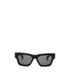 Gucci Geometric Frame Plano Mirror In Black