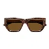 GUCCI GEOMETRIC FRAME SUNGLASSES