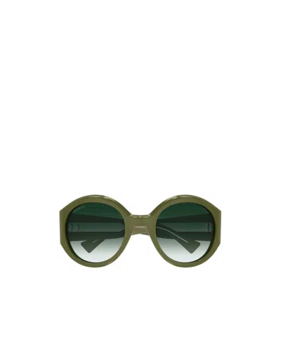 Gucci Geometric Frame Sunglasses