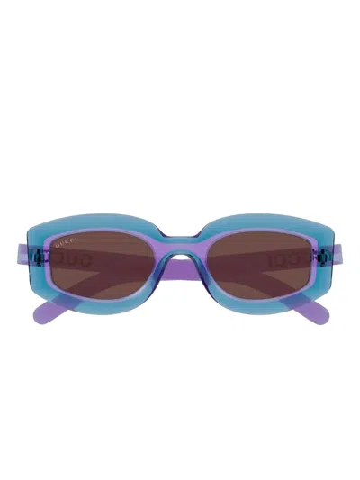 Gucci Geometric-frame Sunglasses
