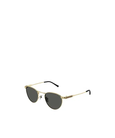 Gucci Geometric Frame Sunglasses In Black