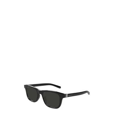 Gucci Geometric Frame Sunglasses In Black