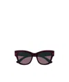 Gucci Double G Rectangle-frame Sunglasses In Black