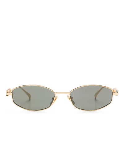 GUCCI GEOMETRIC-FRAME SUNGLASSES