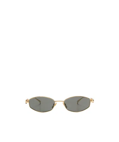 Gucci Geometric Frame Sunglasses In Gray