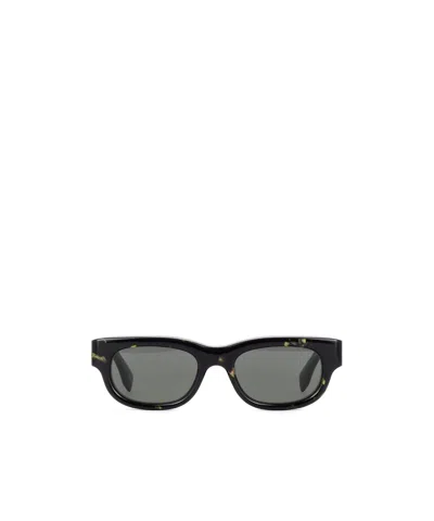 Gucci Geometric Frame Sunglasses In Gray