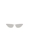 Gucci Geometric Frame Sunglasses In Gray