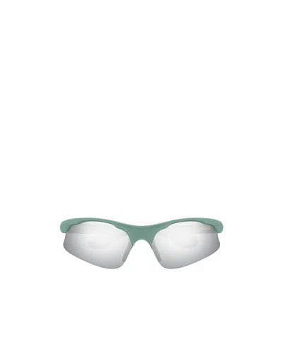 Gucci Geometric Frame Sunglasses In White