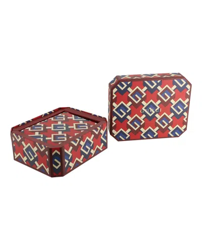 Pre-owned Gucci Geometric G Letter Stationary In Multi