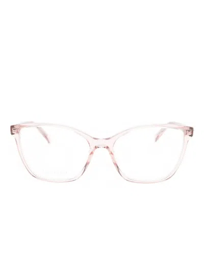 Gucci Geometric Glasses In Pink