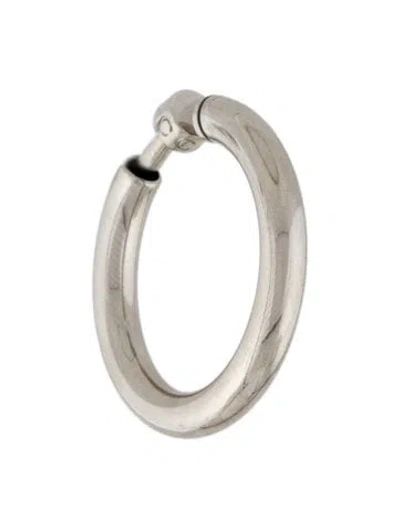 Pre-owned Gucci Geometric Hoop Single Earring In Multi