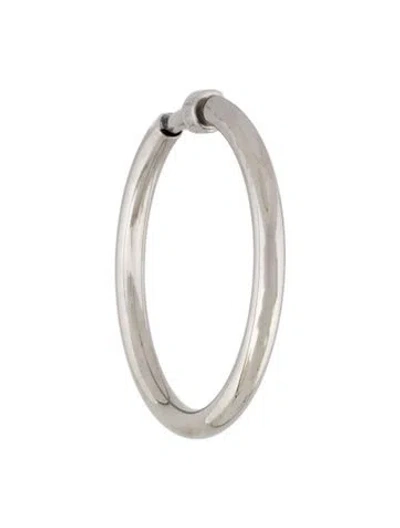 Pre-owned Gucci Geometric Hoop Single Earring In Multi