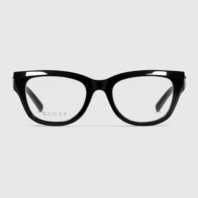 Gucci Geometric Optical Frame In Gold