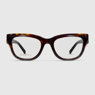 Gucci Geometric Optical Frame In White