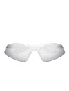 Gucci Geometric Sunglasses In 002 White