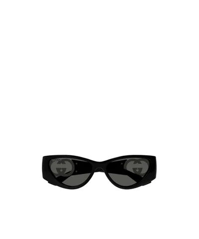GUCCI GUCCI EYEWEAR CAT-EYE FRAME SUNGLASSES