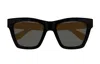 Gucci Sonnenbrille Mit Eckigem Gestell In Black