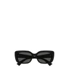 Gucci Gg Muse 55mm Rectangular Acetate Sunglasses In Black