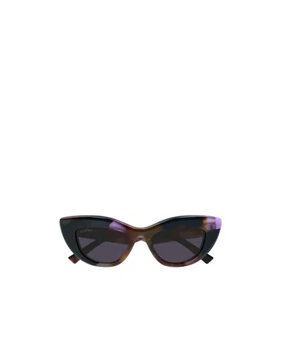 Gucci Geometric Sunglasses In Multi
