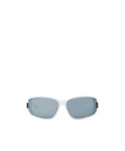 Gucci Geometric Sunglasses In Blue