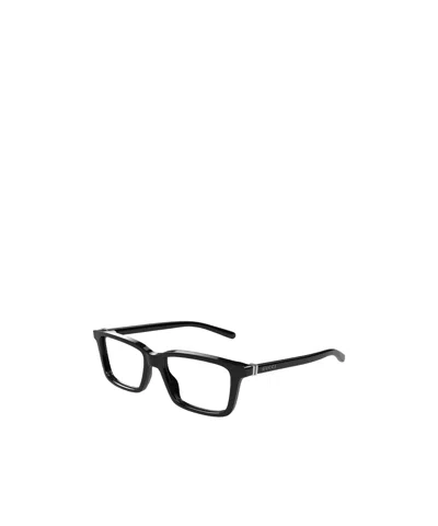 Gucci Geometrically Framed Flat Mirror In Black