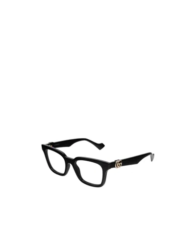 Gucci Geometrically Framed Flat Mirror In Black