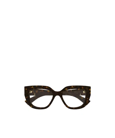 Gucci Geometrically Framed Flat Mirror In Black