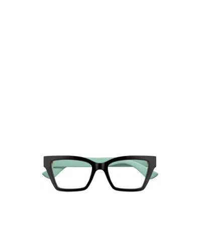 Gucci Geometrically Framed Flat Mirror In Black