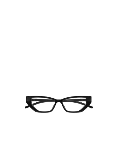 Gucci Geometrically Framed Flat Mirror In Black