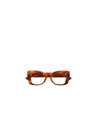 Gucci Geometrically Framed Flat Mirror In Brown