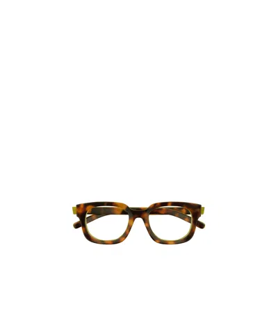 Gucci Geometrically Framed Flat Mirror In Brown