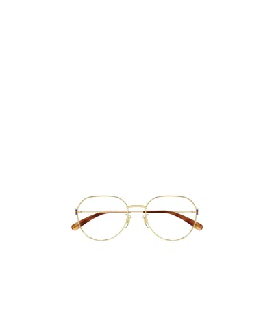 Gucci Geometrically Framed Flat Mirror In Brown