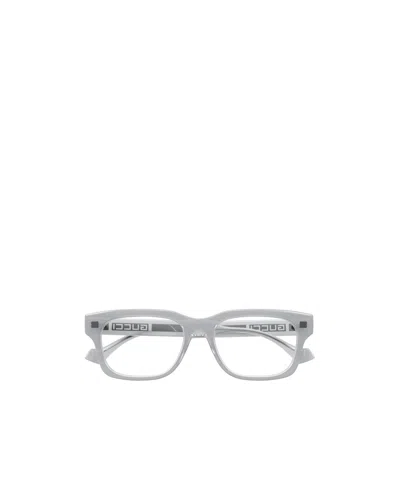 Gucci Geometrically Framed Flat Mirror In Gray