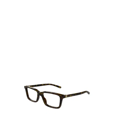 Gucci Geometrically Framed Flat Mirror In Havana