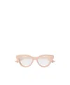 Gucci Geometrically Framed Flat Mirror In Nude