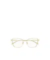 Gucci Geometrically Framed Flat Mirror In Nude
