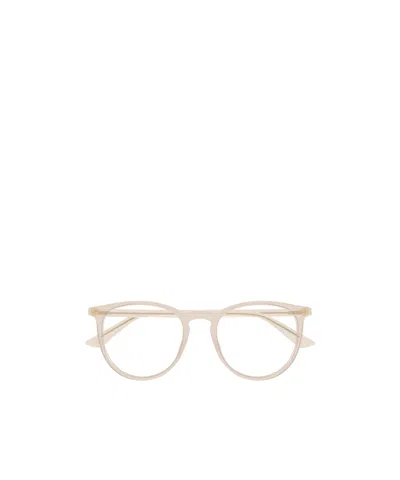 Gucci Geometrically Framed Flat Mirror In Nude