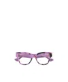 Gucci Geometrically Framed Flat Mirror In Purple
