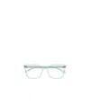 Gucci Gg1687o Linea Gg Logo 004 Green Trasparent Glasses In White