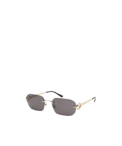Gucci Geometric-frame Sunglasses In Brown